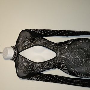 Sheer mesh stage,club dress NWOT